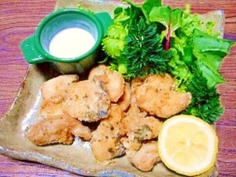 鶏ササミ☆磯の揚げ焼き
